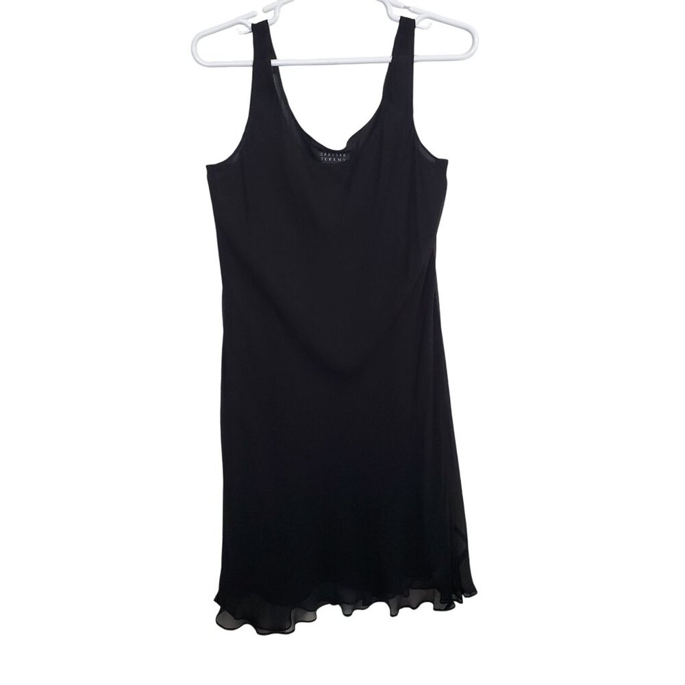 Spenser Jeremy Women Plus Size 24 Dress Slip Sleeveless Silk Layered Flowy Midi - Picture 2 of 8
